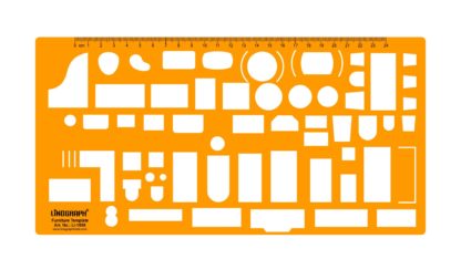 Li-1858 - Furniture Template , Scale 1:50