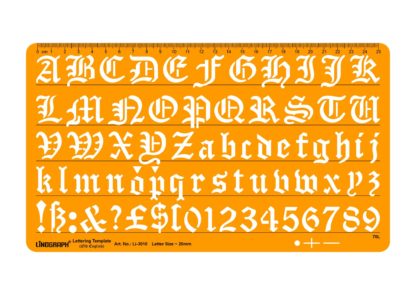 Li-3010 - Lettering Template (Old English)