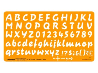 Li-3016 - Lettering Template (Casual Font I) Letter Size ~ 20mm
