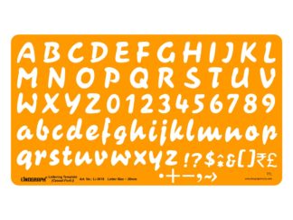 Li-3016 - Lettering Template (Casual Font I) Letter Size ~ 20mm