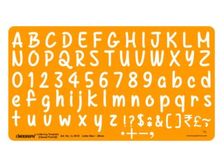 Li-3018 - Lettering Template (Casual Font III) Letter Size ~ 20mm