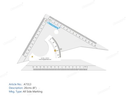 A7313-Adjustable Set Square 20 cms (8")