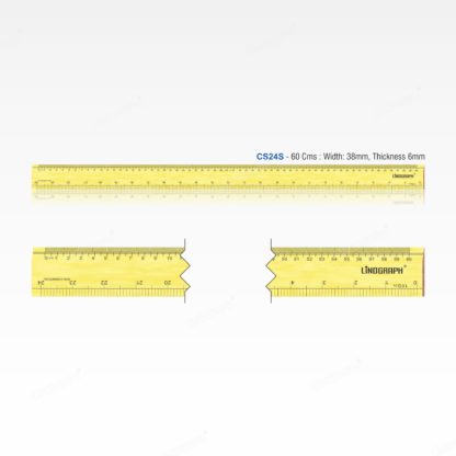 CS24S-Wooden Ruler 60 Cms (Superior)