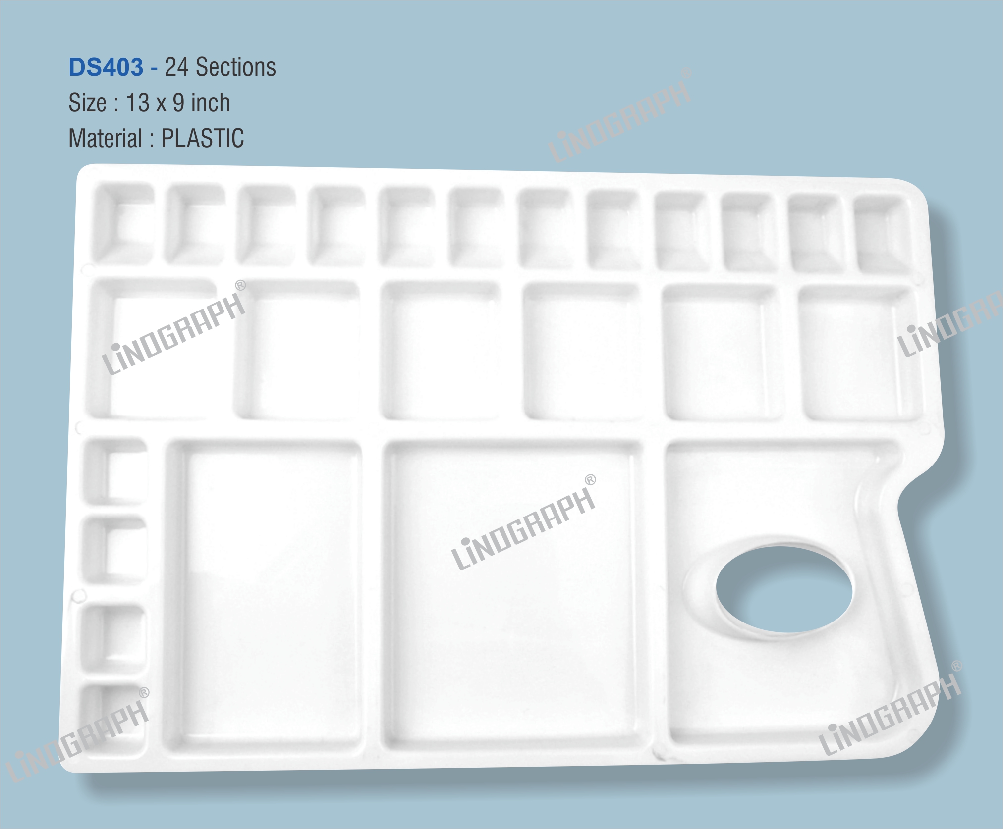 DS460 - Colour Mixing Palette (24 Sections) 