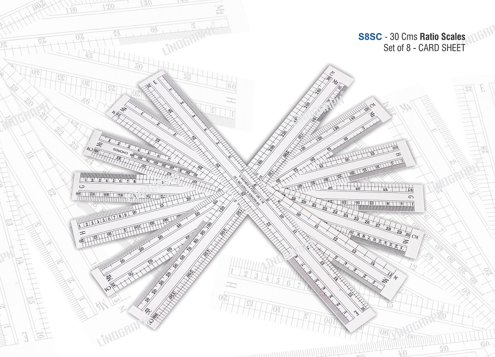 S8SC - Drafting Ruler Set (Cardsheet) 