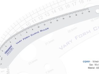 CQV01-Vary Form Curve Ruler (18" Marking) 18" x 5"