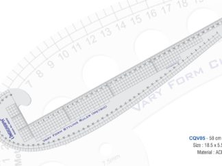 CQV05-Vary Form Styling Ruler (58cms Marking) 18.5" x 5.5"